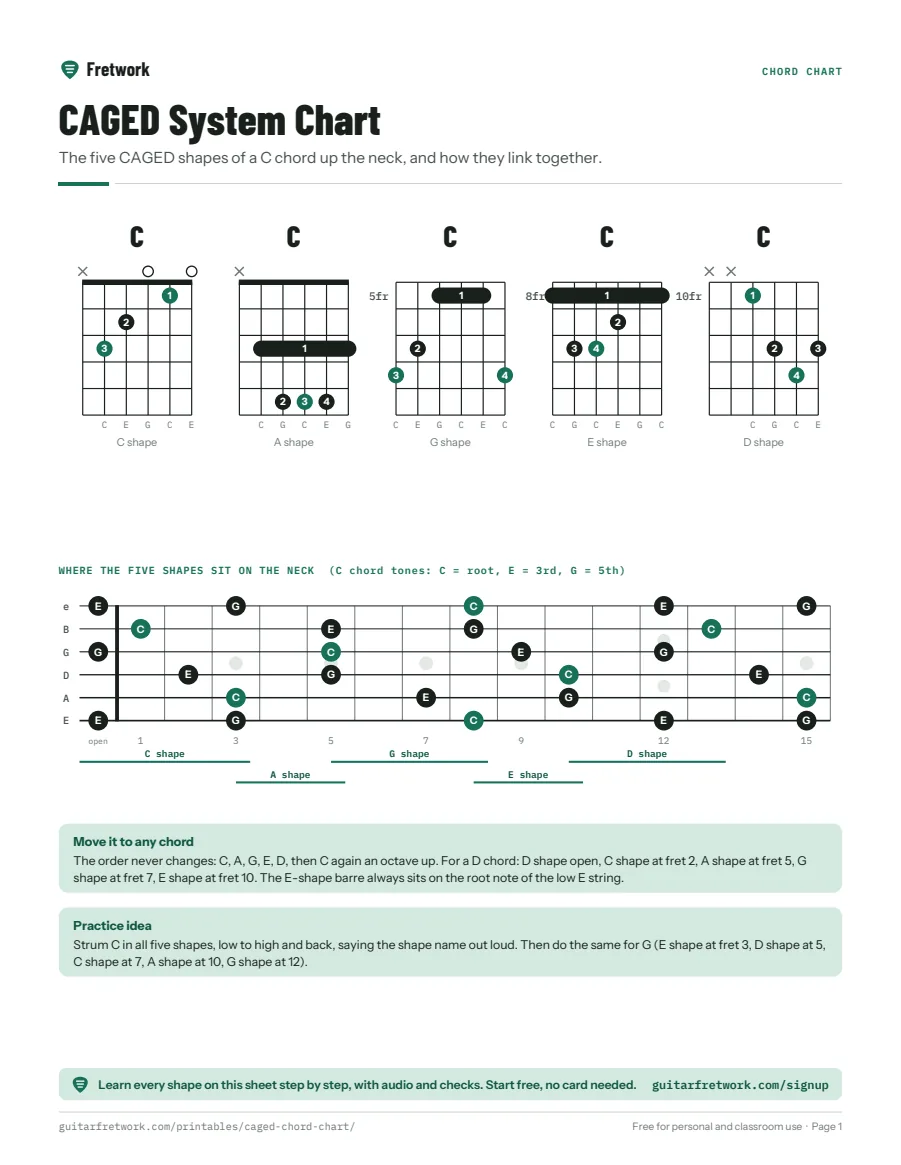 Preview of the CAGED System Chart